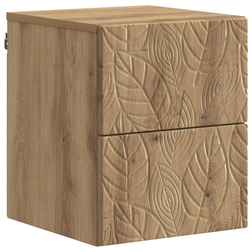 vidaXL Wandbeugel Bedkast 2 st Artisanaal eiken 34,5 x 33 x 40 cm, foto 4