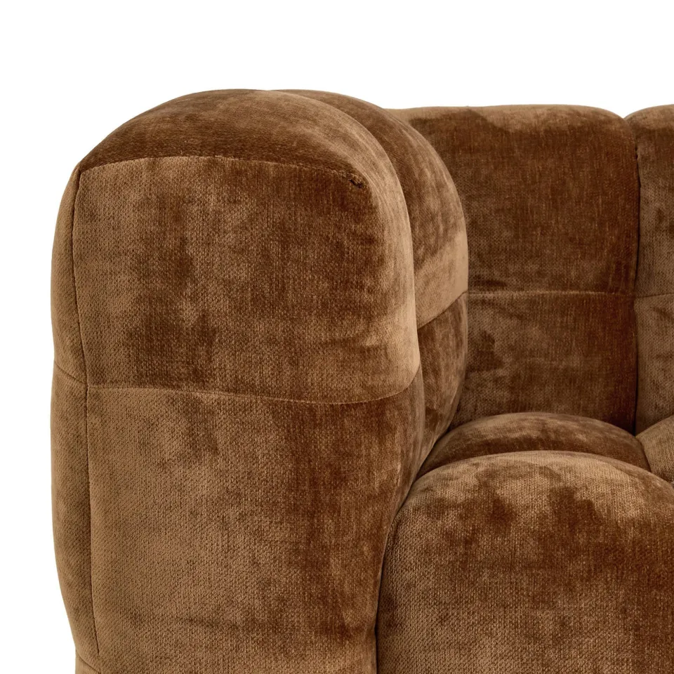 NOUS Living Mint 3-zitsbank bruin, foto 7