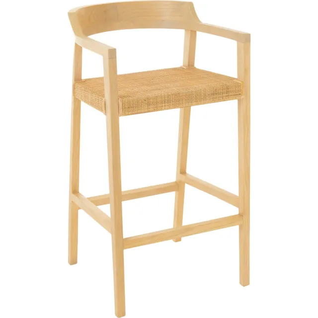 J-Line barstoel Emma - hout - naturel