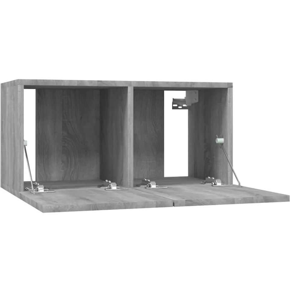 vidaXL Tv-hangmeubel 60x30x30 cm bewerkt hout grijs sonoma eikenkleur, foto 3