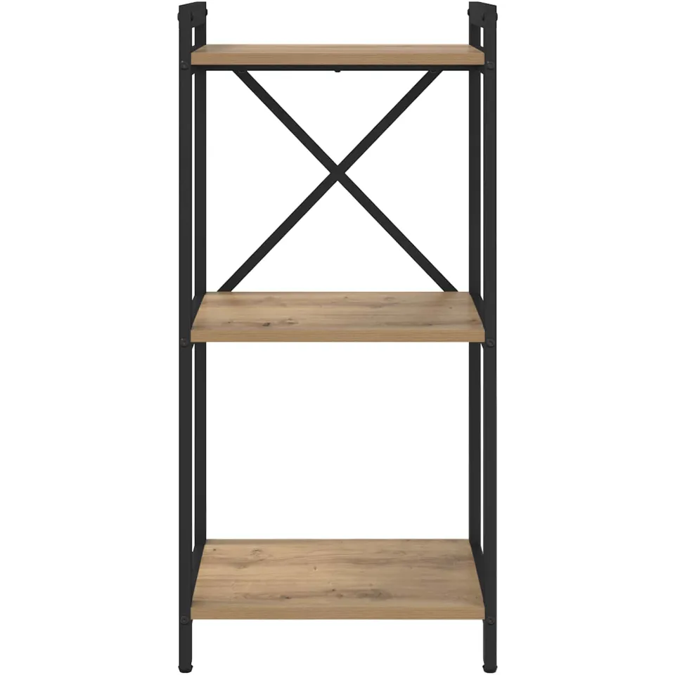vidaXL Boekenkast 40 x 30 x 85 cm Bewerkt hout Artisan Eiken, foto 2