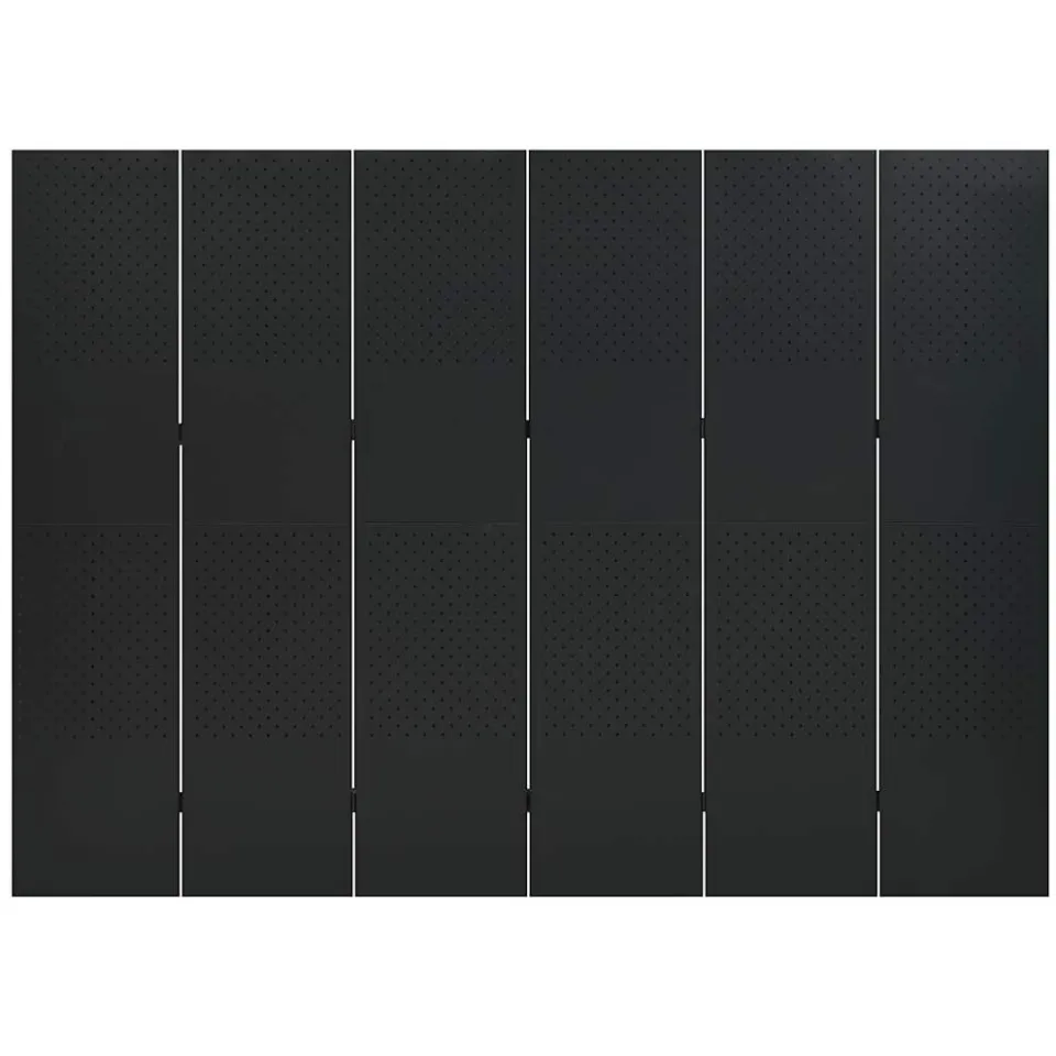 vidaXL Kamerschermen 2 st met 6 panelen 240x180 cm staal zwart, foto 4