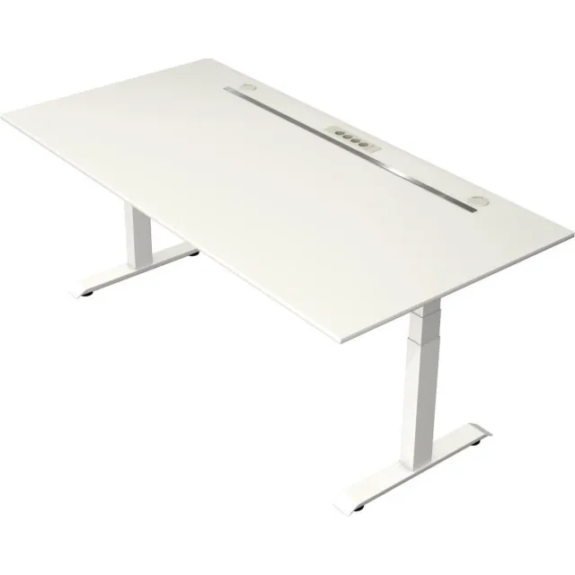 Kerkmann Zit sta bureau Move Boost 4 - 200x100cm - wit-wit