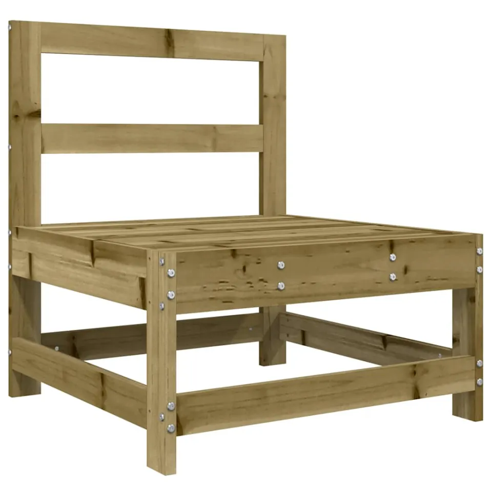 vidaXL 4-delige Loungeset geïmpregneerd grenenhout bruin, foto 4