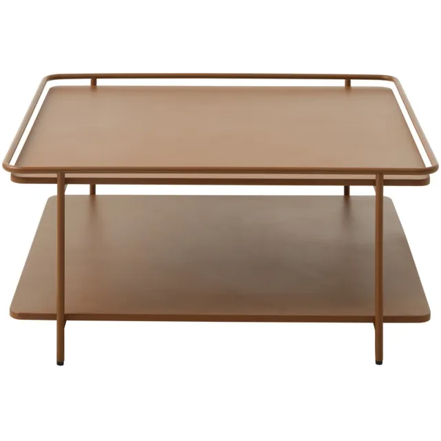 Giga Living Salontafel Yuba - Terra Metaal - 75x75x34,3cm