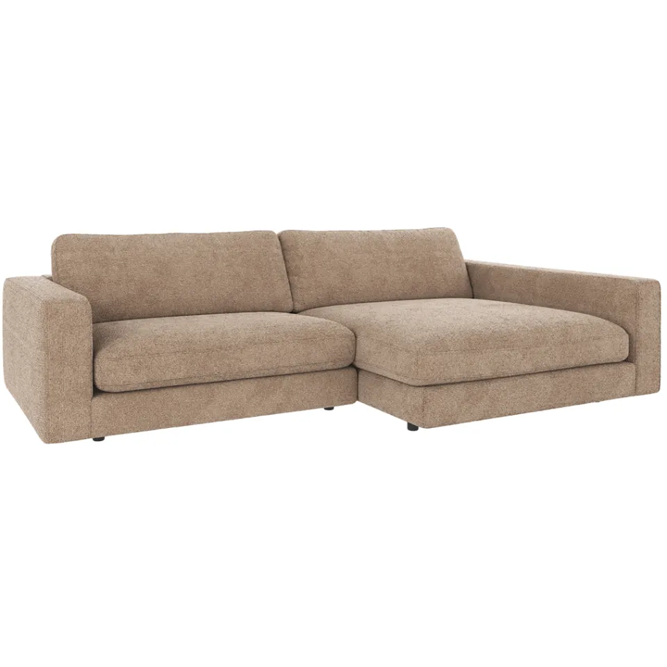 Rowico Home Duncan modulaire gestoffeerde hoekbank taupe - rechts - 258 cm, foto 2