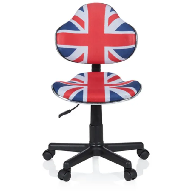 hjh office KIDDY GTI-2 FLAG kinderbureaustoel / kinderstoel stof hjh OFFICE Blauw/Rood/Wit