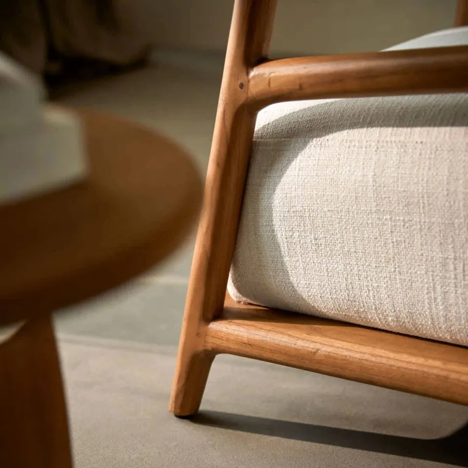 Tikamoon Romane - Fauteuil beige, foto 5
