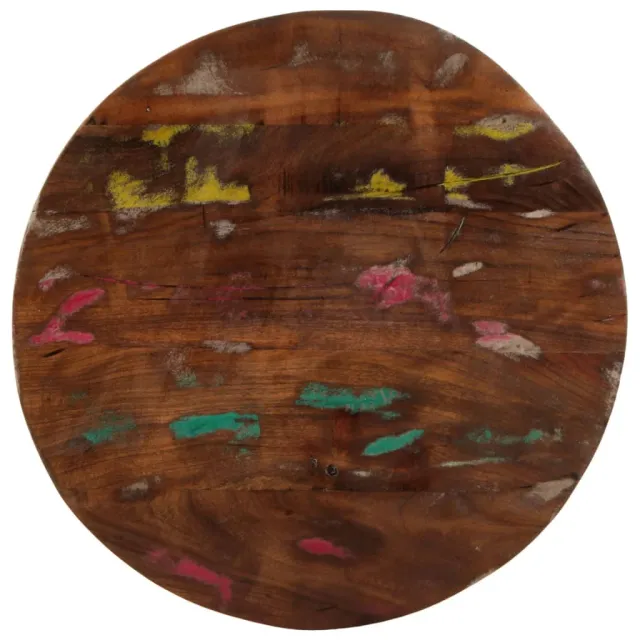 vidaXL Tafelblad rond Ø 60x2,5 cm massief gerecycled hout Bruin