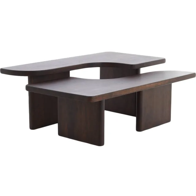 Light & Living bijzettafel Crato Donker bruin