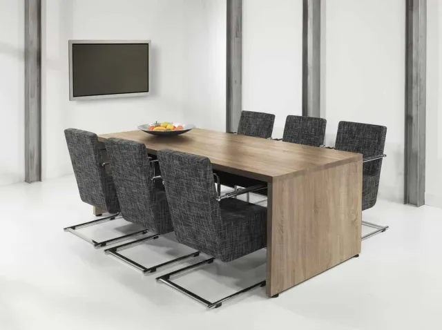 ABC Kantoormeubelen Vergadertafel Chief Robson Eiken 220x100cm
