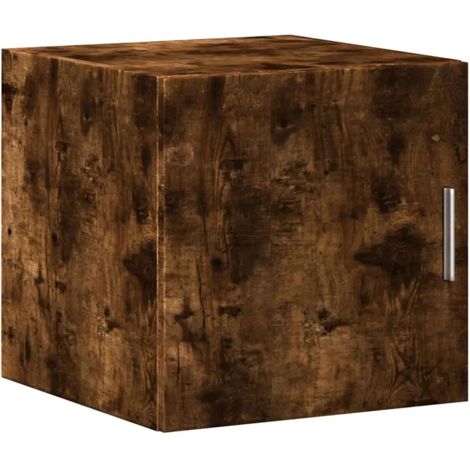 vidaXL Wandkast 40x42,5x40 cm bewerkt hout gerookt eikenkleurig Bruin