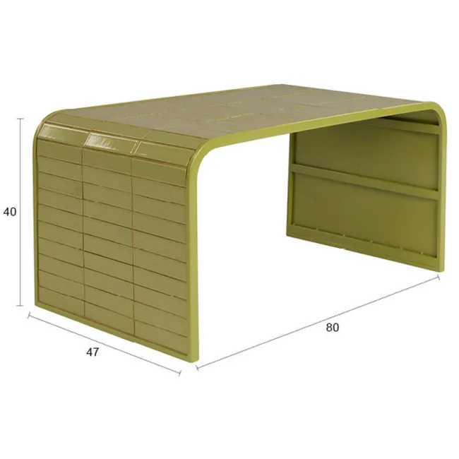 Zuiver salontafel Tiles pistache groen, foto 4