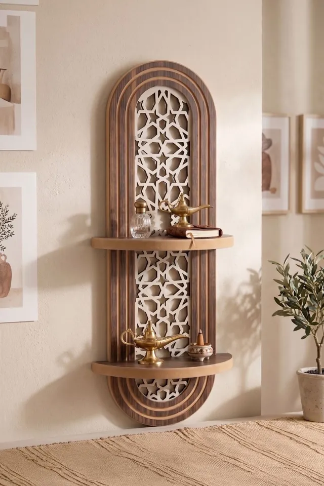 Skye Decor , Wandplank, Artmtkwll5 - Wenge, MDF, Wenge, 26 x 13 x 70 cm