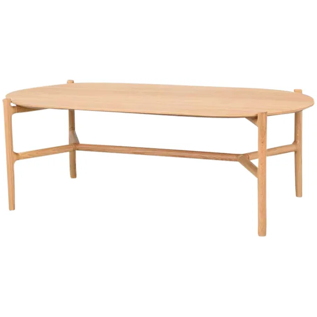 Rowico Home Holton houten salontafel naturel - 130 x 65 cm Bruin