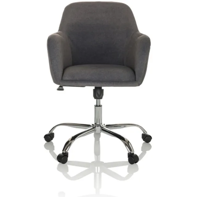 Bureaustoel / Draaistoel stoel / Schelp stoel SOLAO 300 Stof donkergrijs hjh OFFICE