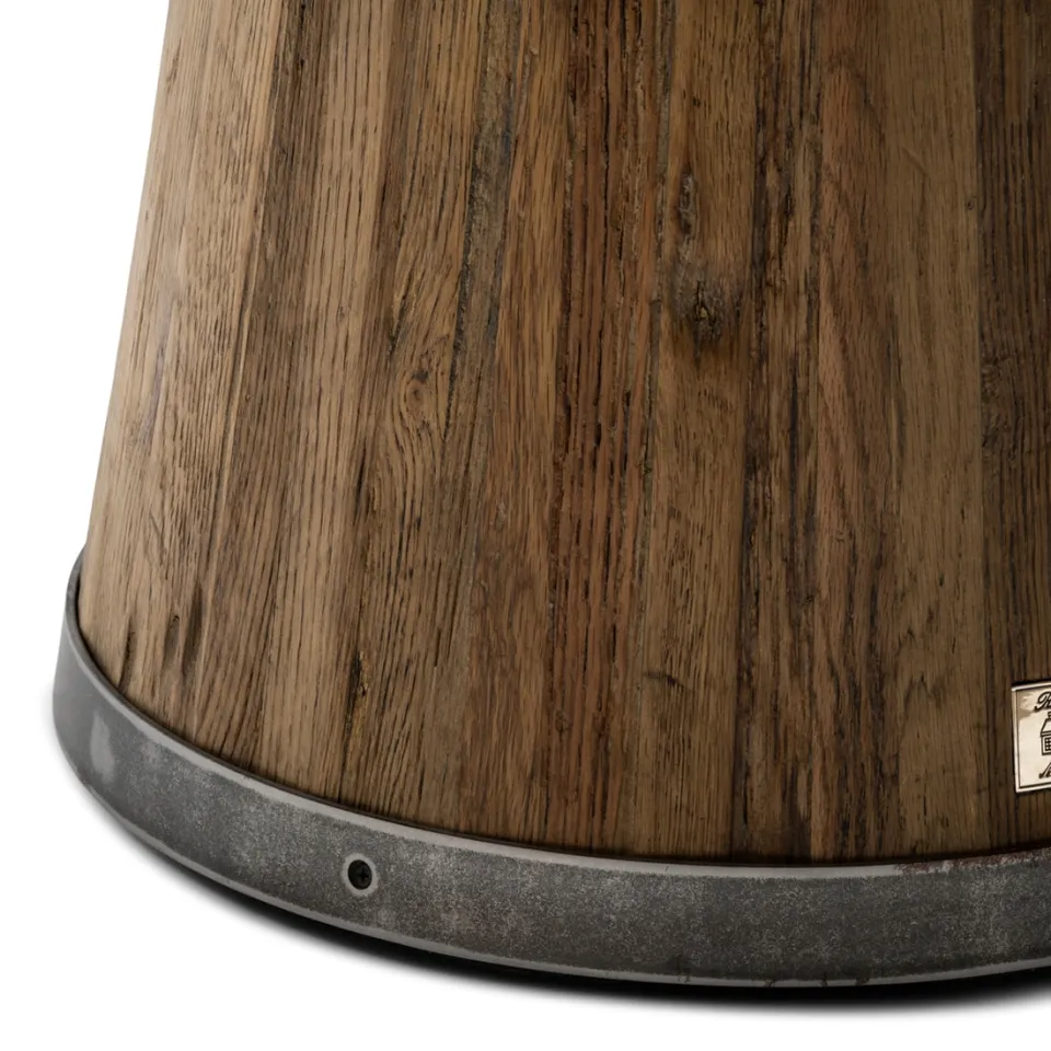 Rivièra Maison Ronde Eettafel 'Siroko Beach' Gerecycled Eikenhout, 160cm, foto 4