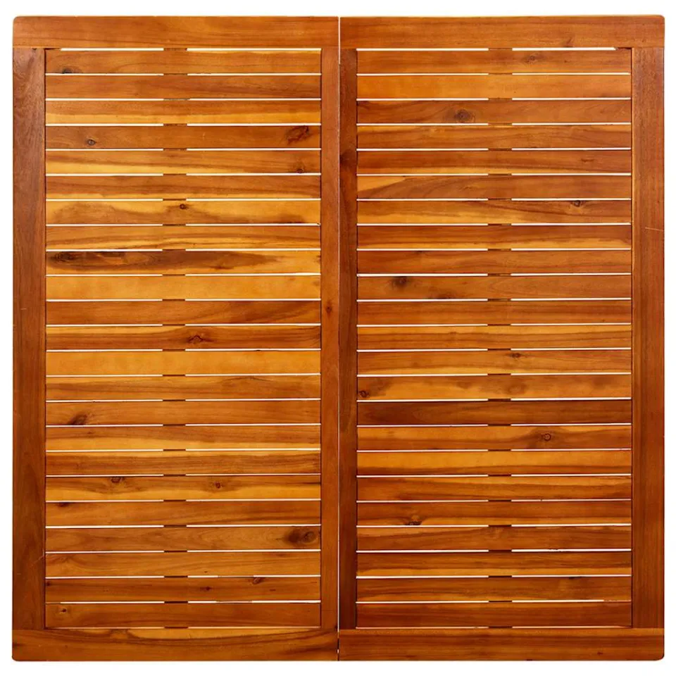 vidaXL Tuintafel 110x110x45 cm massief acaciahout bruin, foto 4
