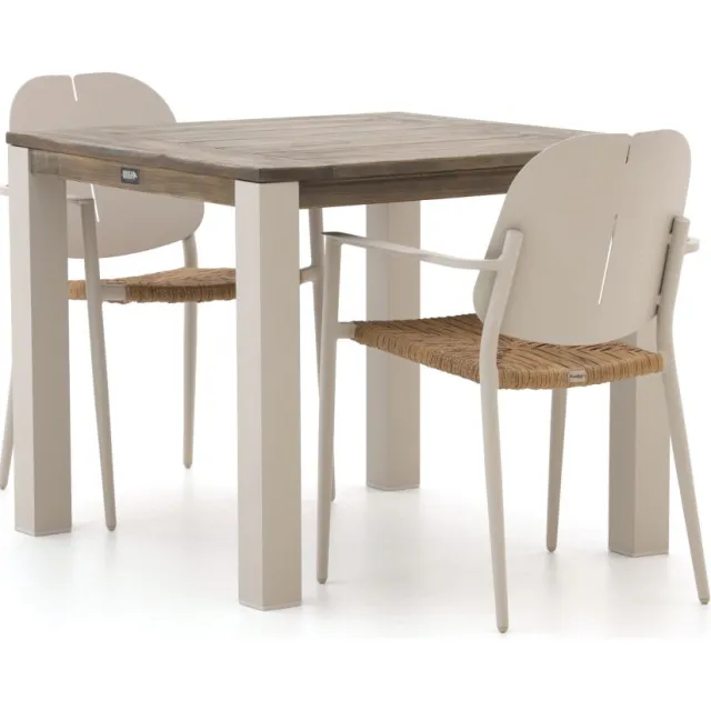 Manifesto Furniture Manifesto Talvullia/ROUGH-S 90cm dining tuinset 3-delig stapelbaar zwart, foto 2