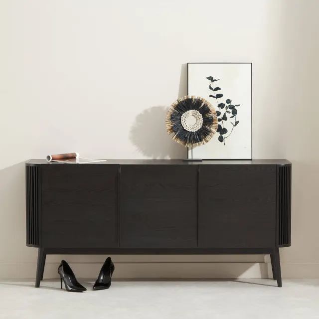 NOUS Living Capana dressoir zwart, foto 2