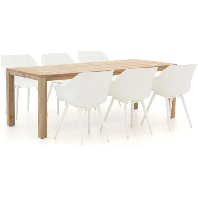 Hartman tuinmeubelen Hartman Sophie Studio/ROUGH-S 220cm dining tuinset 7-delig bruin, foto 2