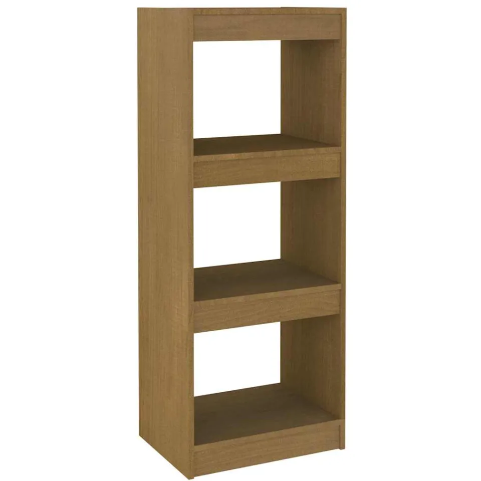 vidaXL Boekenkast/kamerscherm 40x30x103,5 cm grenenhout honingbruin