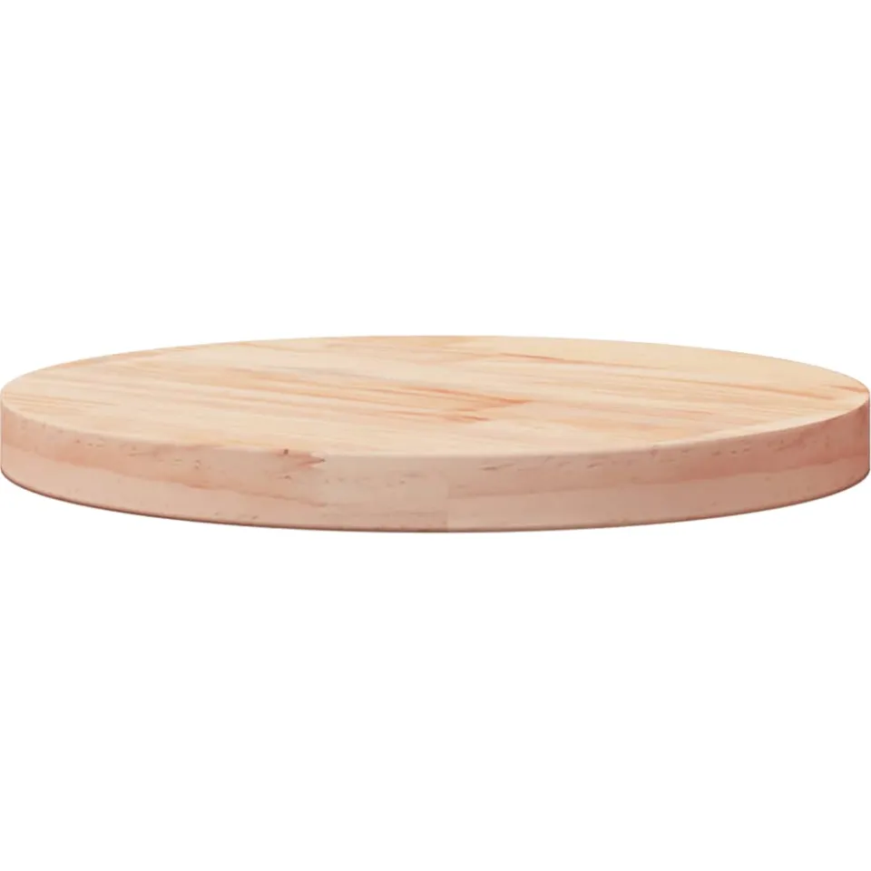vidaXL Tafelblad rond Ø30x3 cm massief grenenhout bruin, foto 2