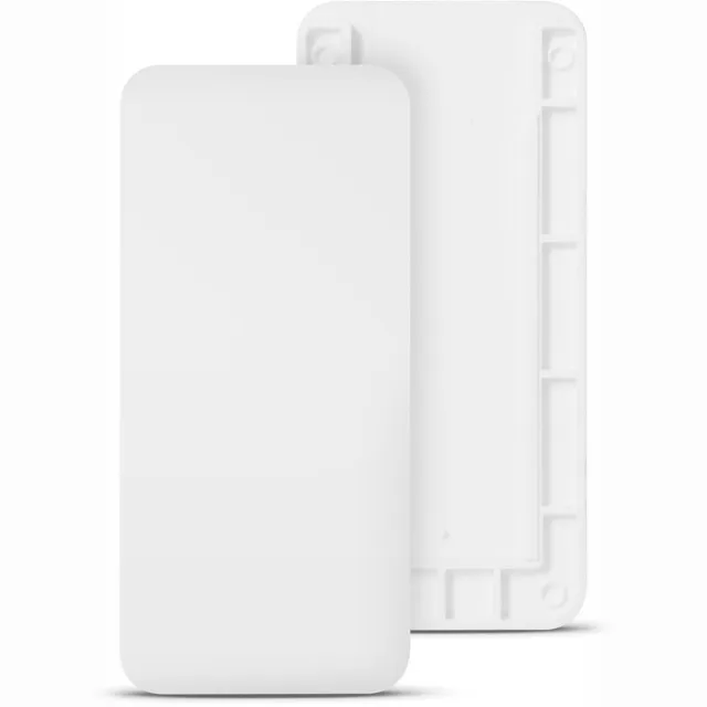 Delight Zelfklevende Wandhouder Met Afneembaar Front – Airco Afstandsbedieninghouder – Universele Montagebeugel Zonder Boren – Verplaatsbaar En Spoorloos Verwijderbaar – Max. 5 kg – 100 × 45 mm – Wit [11115]