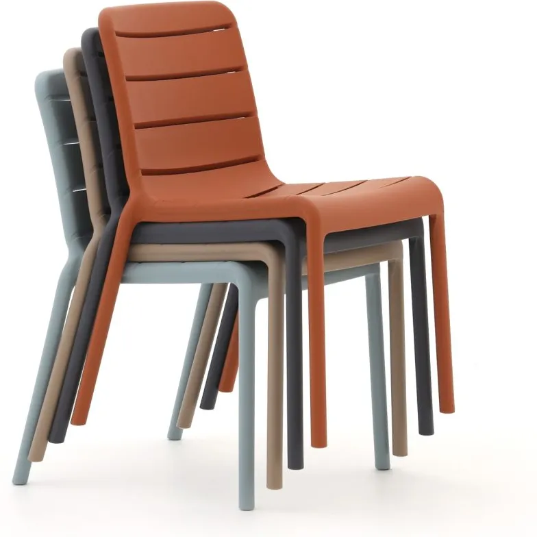 Forza Furniture Forza Narni dining tuinstoel stapelbaar blauw, foto 5