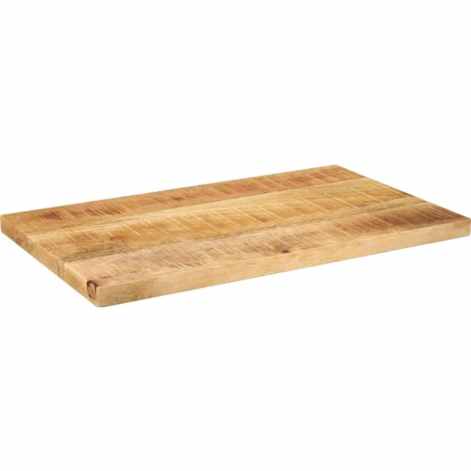 vidaXL Tafelblad rechthoekig 60x20x2,5 cm massief ruw mangohout Bruin