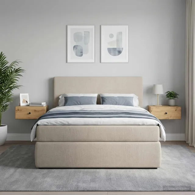 vidaXL Wandbeugel Bedkast 2 st Artisanaal eiken 49 x 34,5 x 20 cm