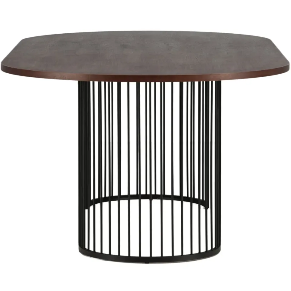 Nohr Emmauel ovale eettafel walnoot, foto 5