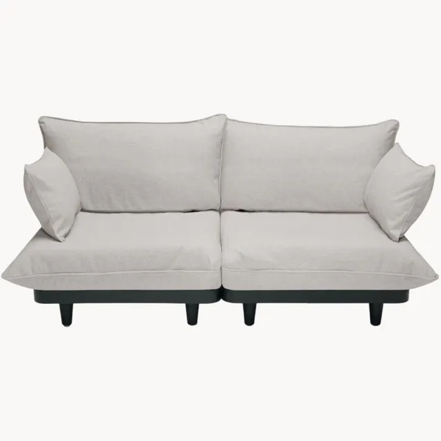fatboy Modulaire tuinbank Paletti (2-zits) Grijs, Zwart