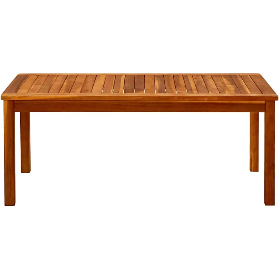 vidaXL Tuintafel 110x60x45 cm massief acaciahout Bruin