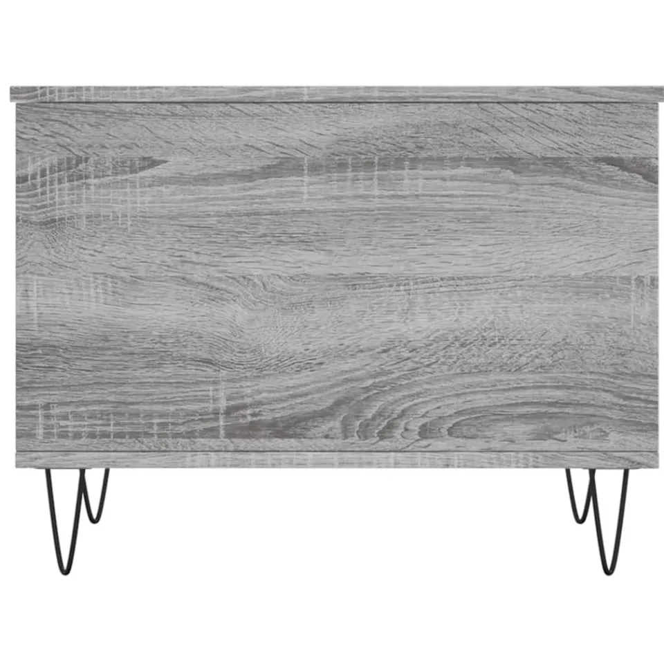 vidaXL Salontafel 60x44,5x45 cm bewerkt hout grijs sonoma eikenkleurig, foto 4