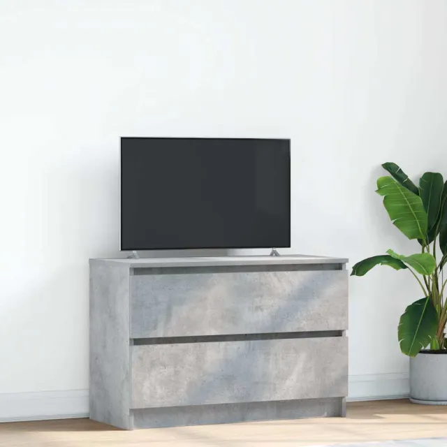 vidaXL Tv-meubel 80x35x54 cm spaanplaat betongrijs grijs