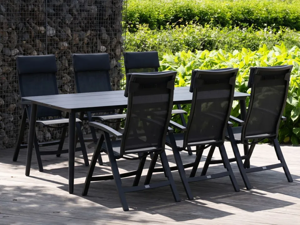 Bellagio tuinmeubelen Bellagio Lugo/Sora 220cm dining tuinset 7-delig, foto 3