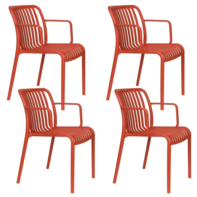 Housecraft Living Mante tuinstoel rood