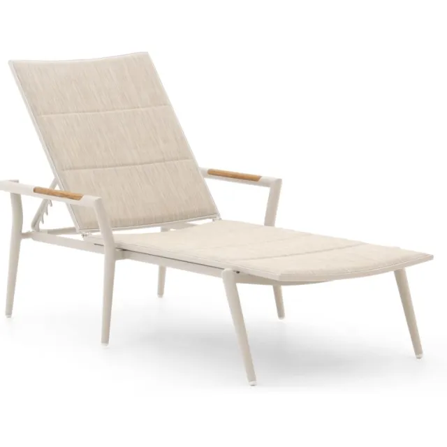 Manifesto Furniture Manifesto Roncade ligbed stapelbaar/verstelbaar taupe, foto 2