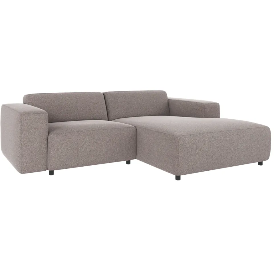 Rowico Home Willard gestoffeerde 3-zits hoekbank grijs - rechts - 234 cm, foto 2
