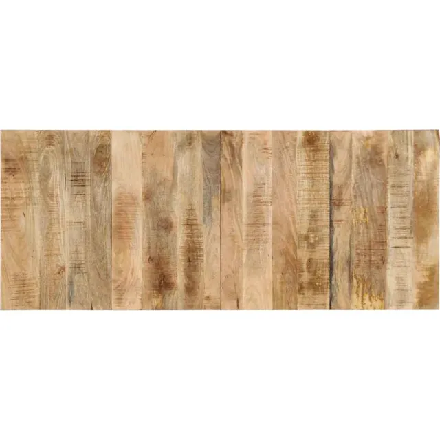vidaXL Hoofdbord 200 cm massief ruw mangohout Bruin