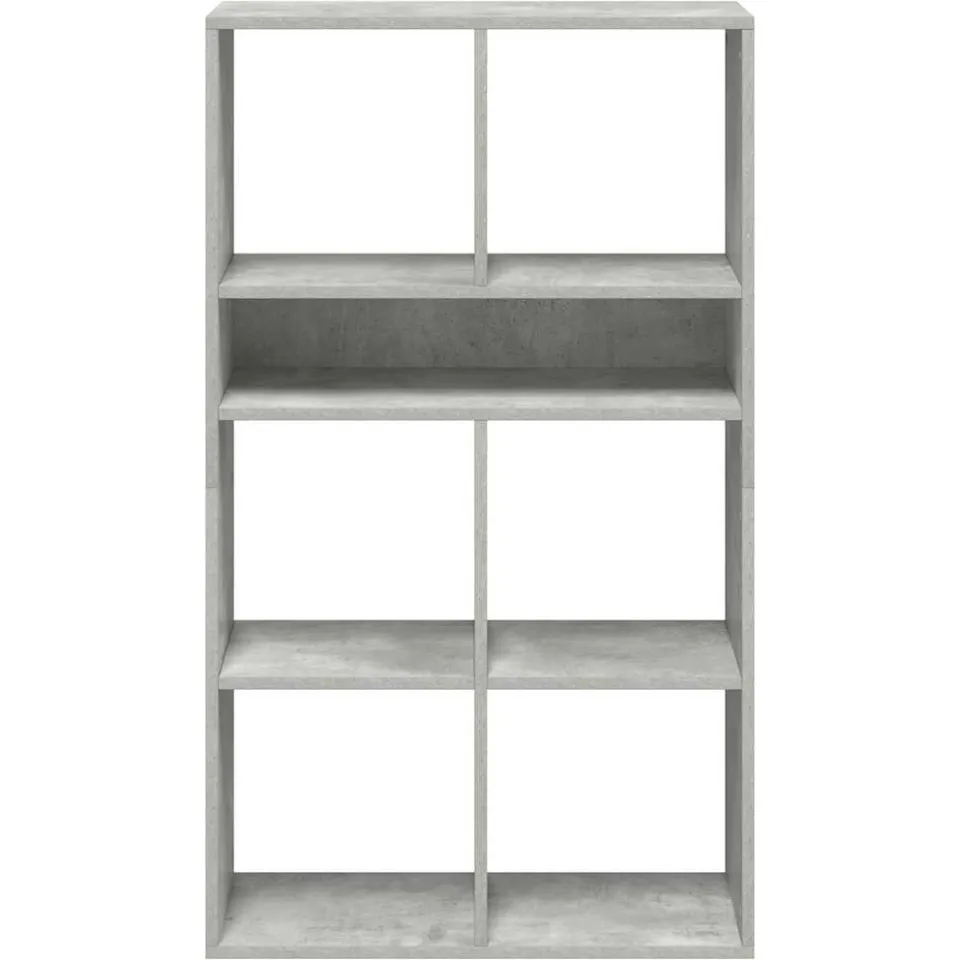 vidaXL Boekenkast 66x31x112 cm bewerkt hout betongrijs grijs, foto 4