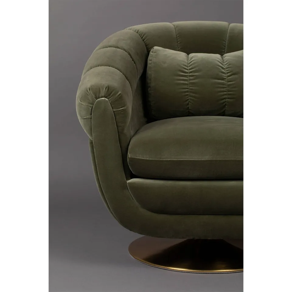 Dutchbone fauteuil Member groen, foto 4