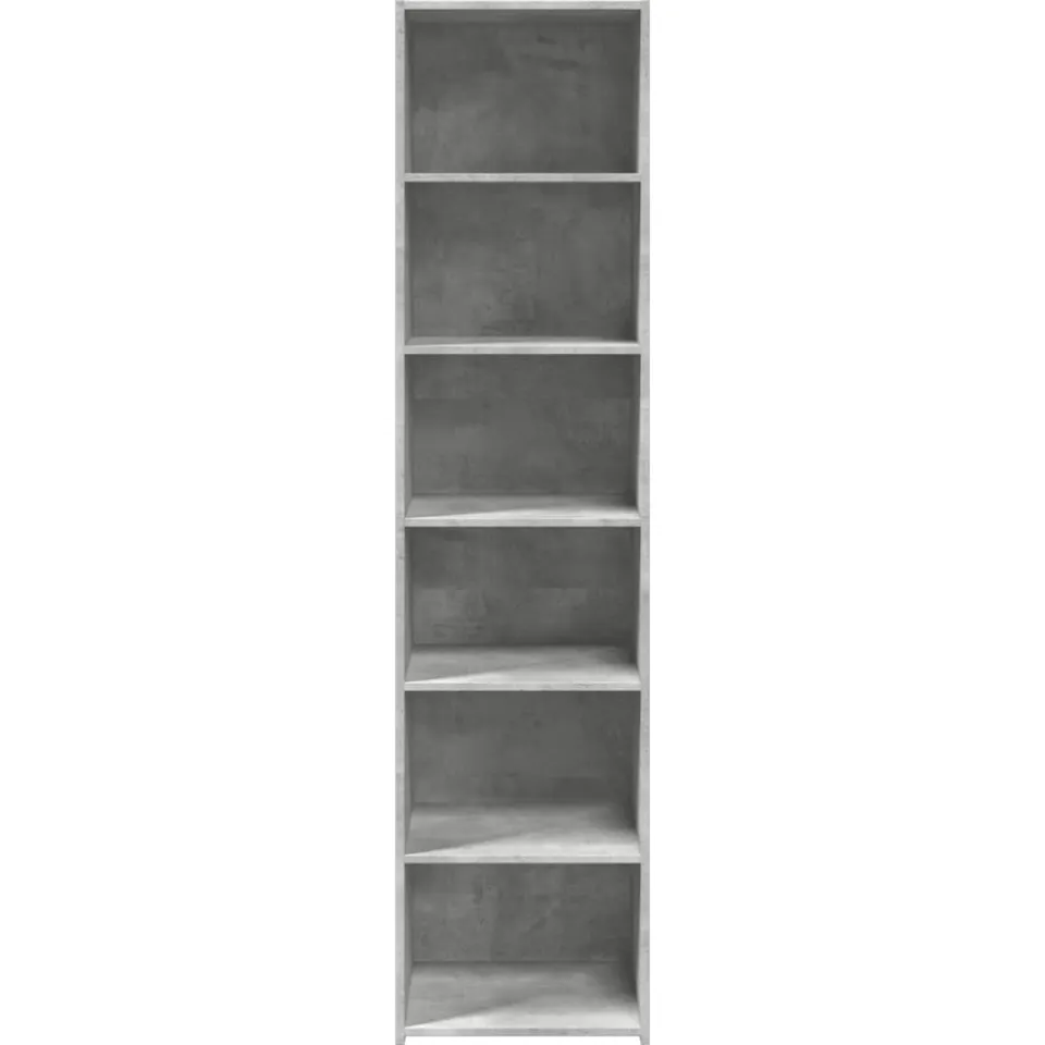 vidaXL Hoge kast 45x41x185 cm bewerkt hout betongrijs