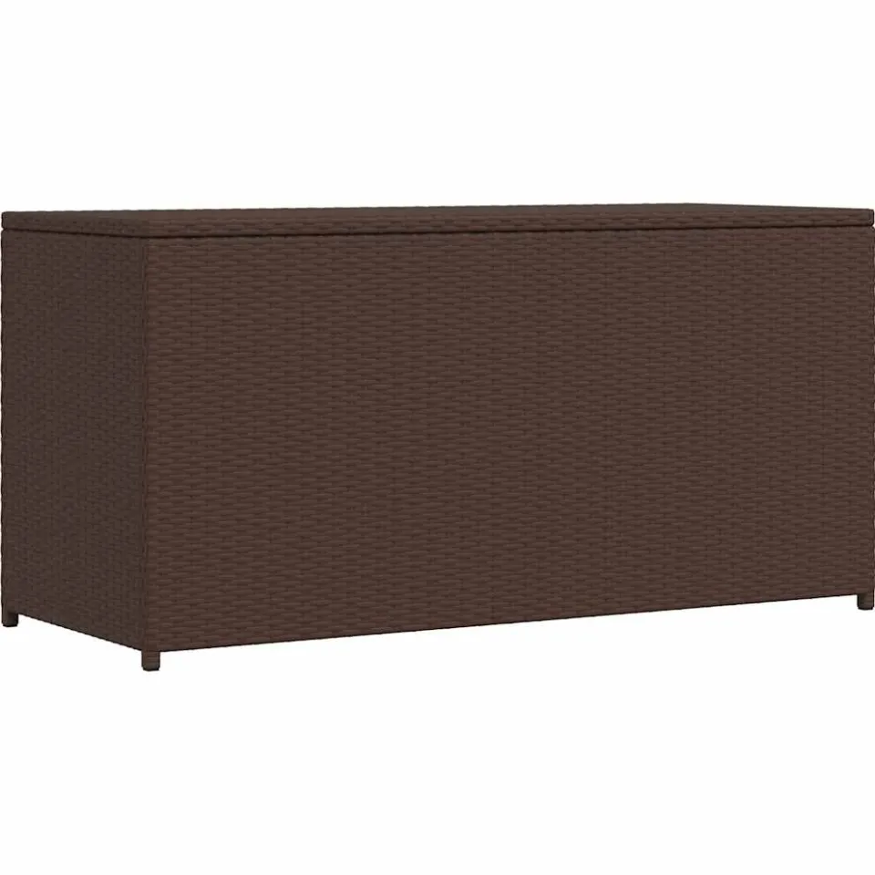 vidaXL Tuinbox 120x50x60 cm poly rattan bruin