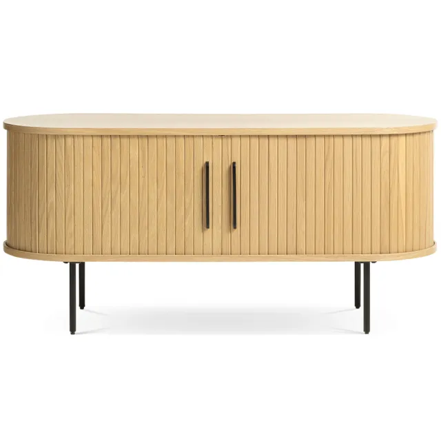 Olivine Lenn houten tv meubel naturel - 120 x 40 cm Bruin