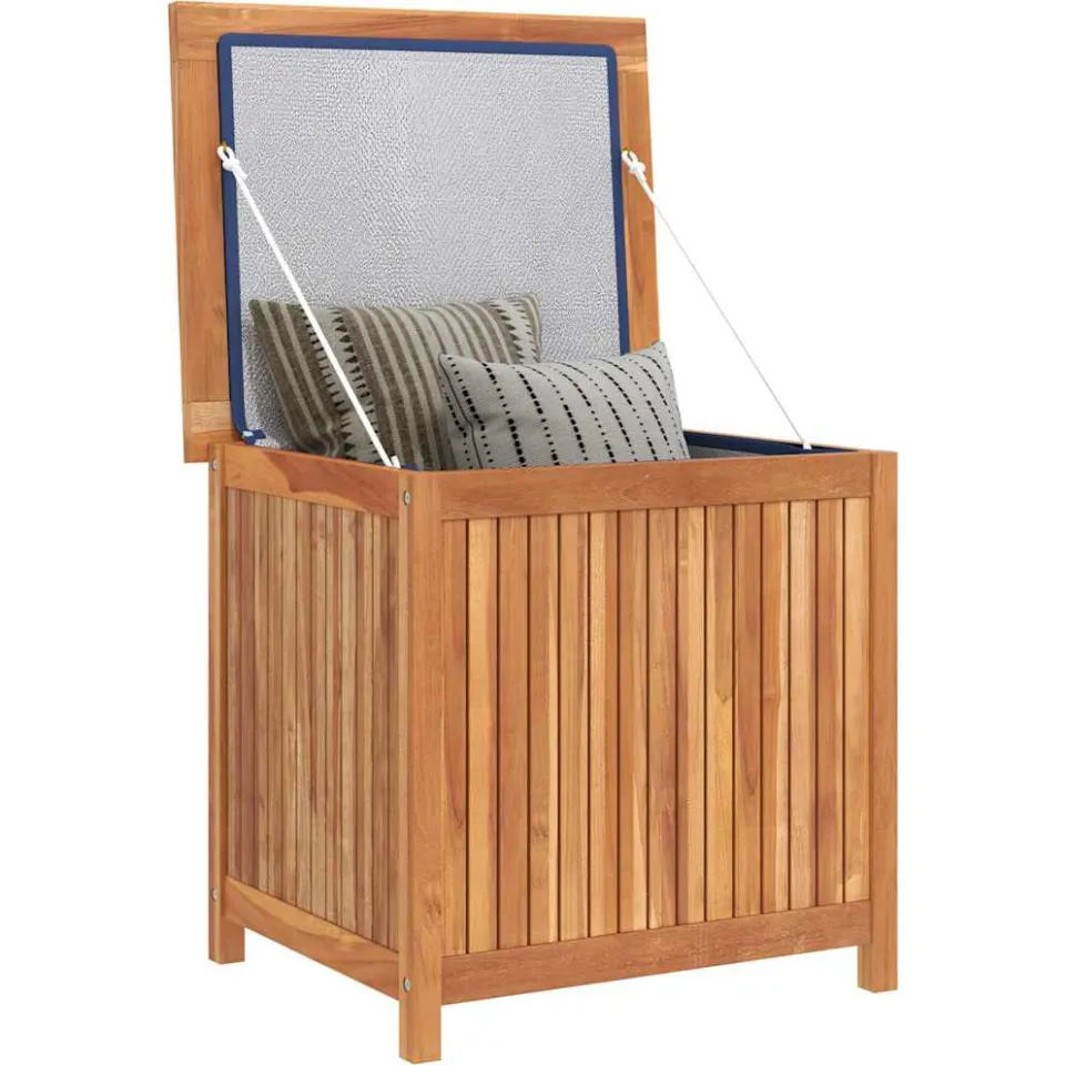 vidaXL Opbergbox 60x50x58 cm massief teakhout Bruin