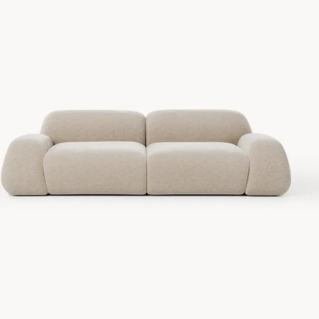 Westwing Collection Modulaire bank Wolke (3-zits) beige