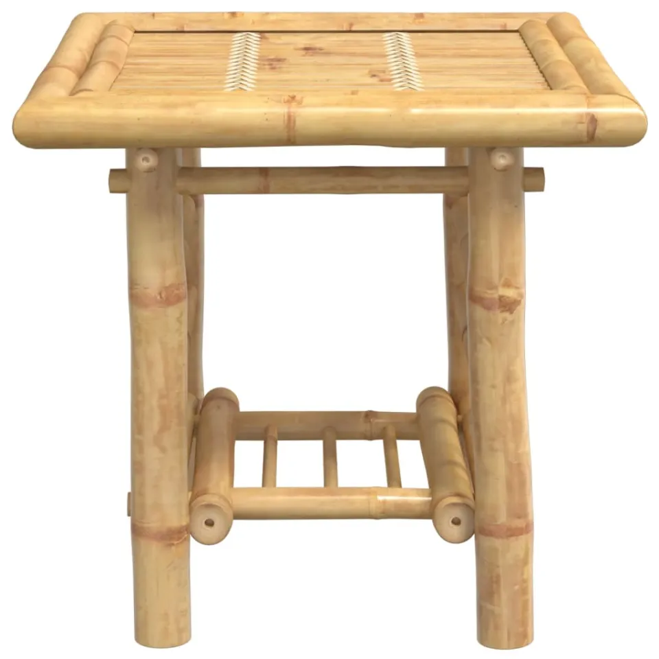 vidaXL Bijzettafel 45x45x45 cm bamboe Bruin