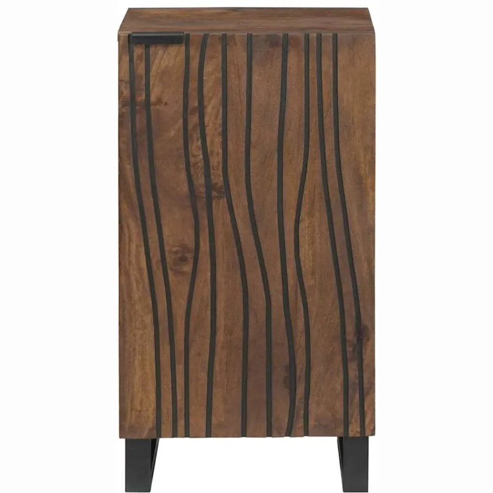 vidaXL Dressoir Bruin 40 x 33 x 75 cm massief mangohout, foto 3